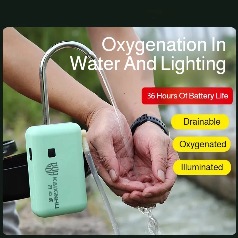 Fish Finder Portable - Portable USB Rechargeable Electric Fishing Oxygen