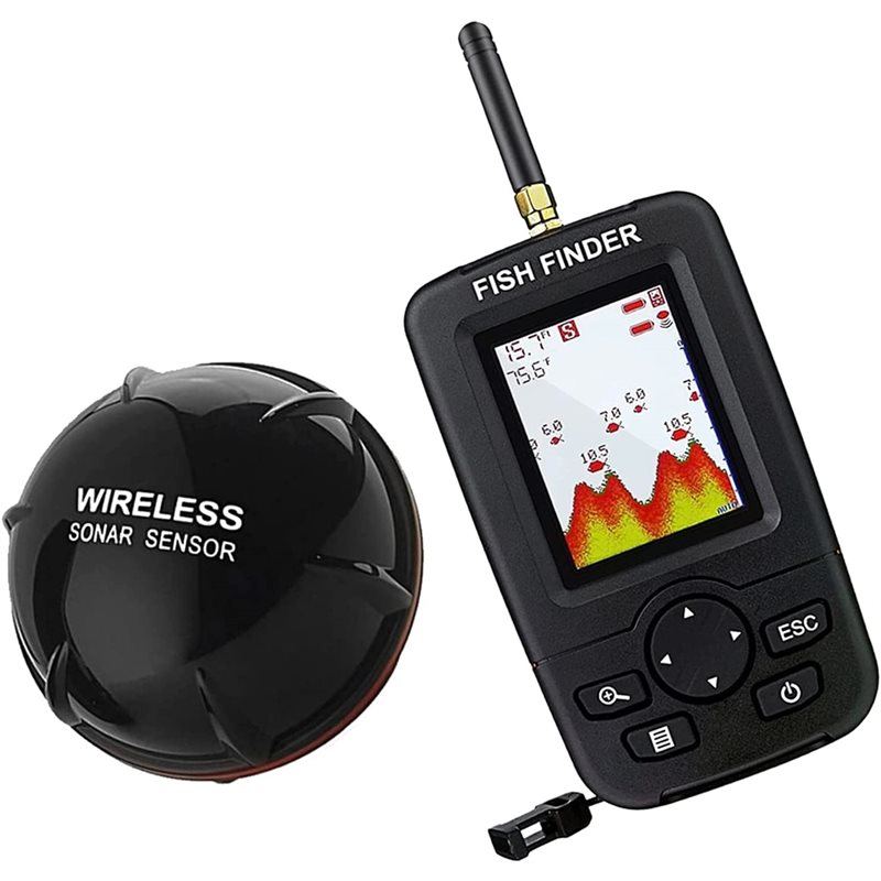 Wireless Sonar Fish Finder, Po - Fish Finder Portable recension och pris