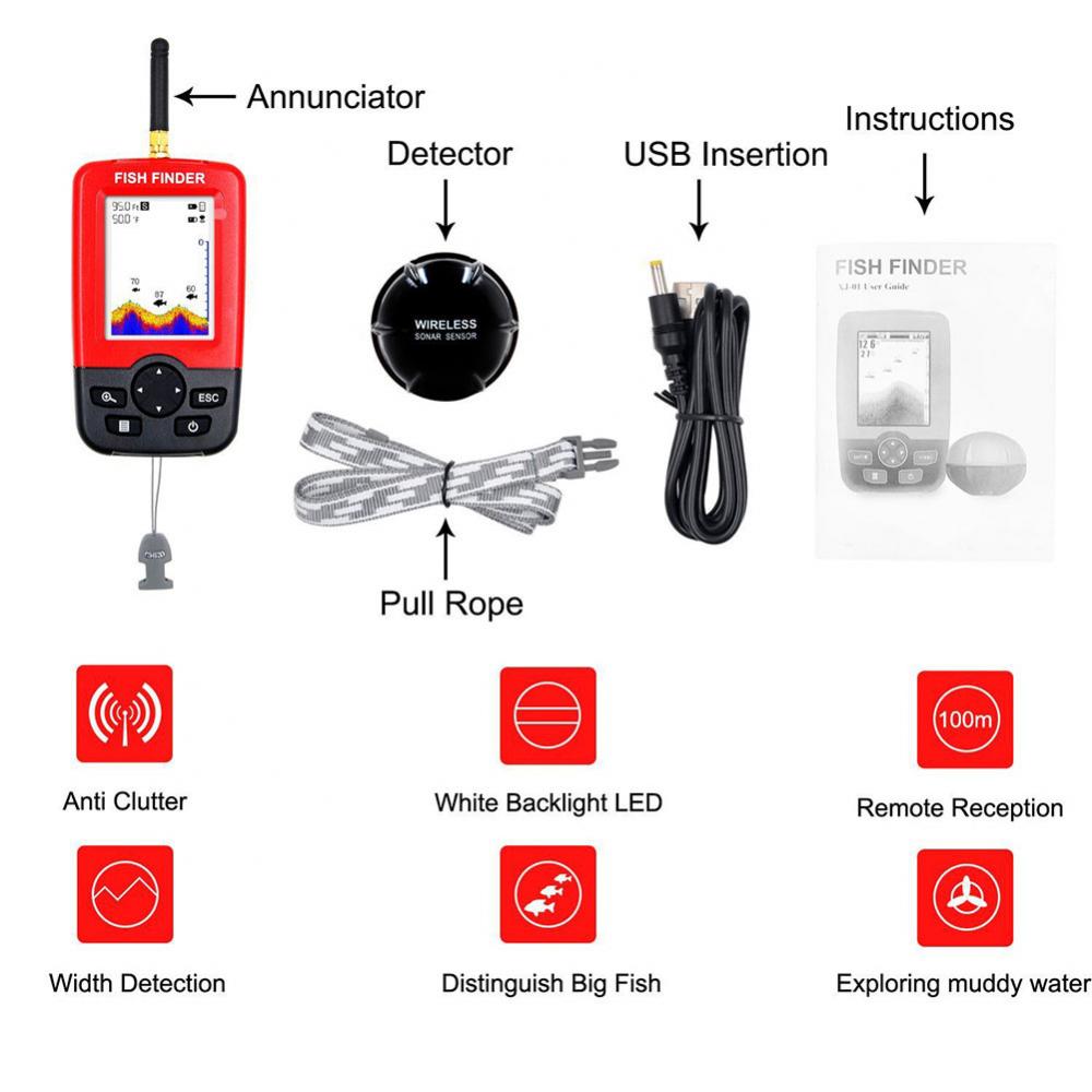 Lake Sea Fishing Smart Portabl - Fish Finder Portable recension och pris