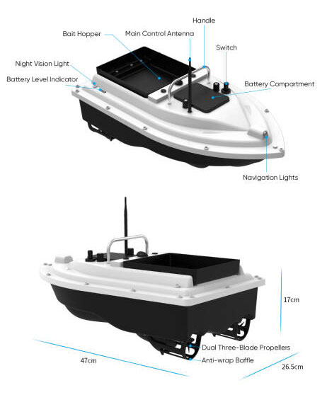 New 12V High Speed Carp Fishin - Fish Finder Gps recension och pris