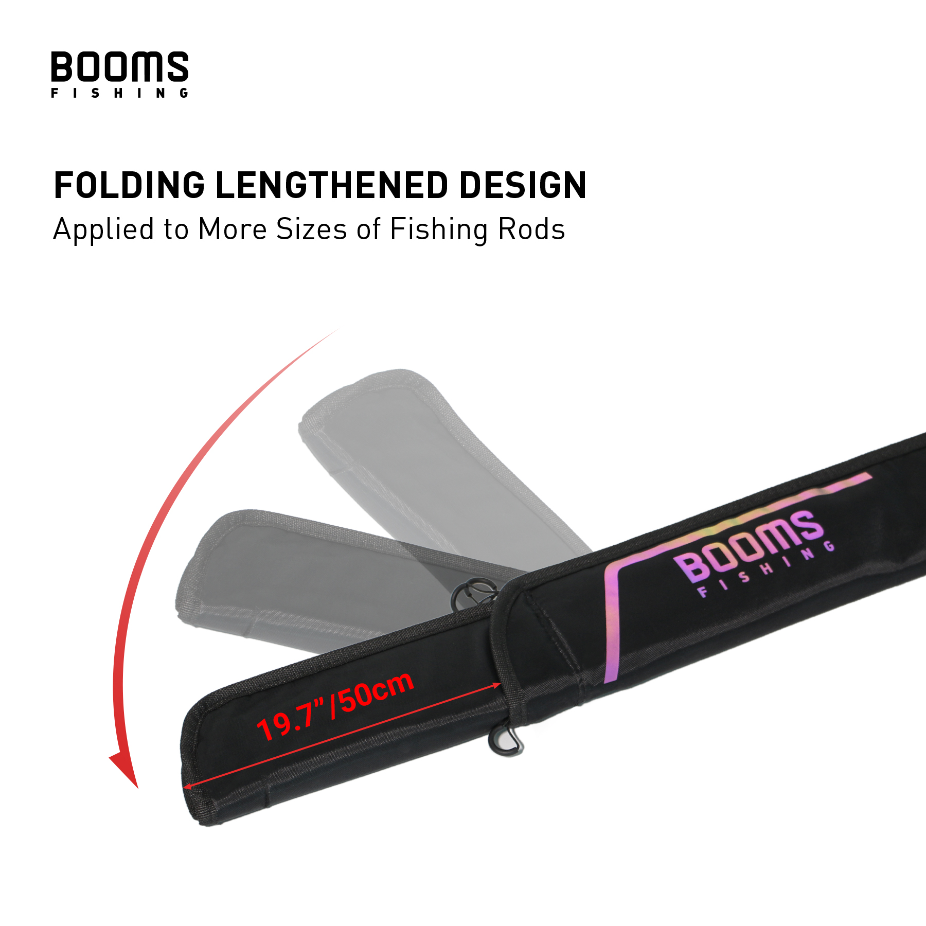 Booms Fishing 195cm Large Wate - Fish Finder Case recension och pris