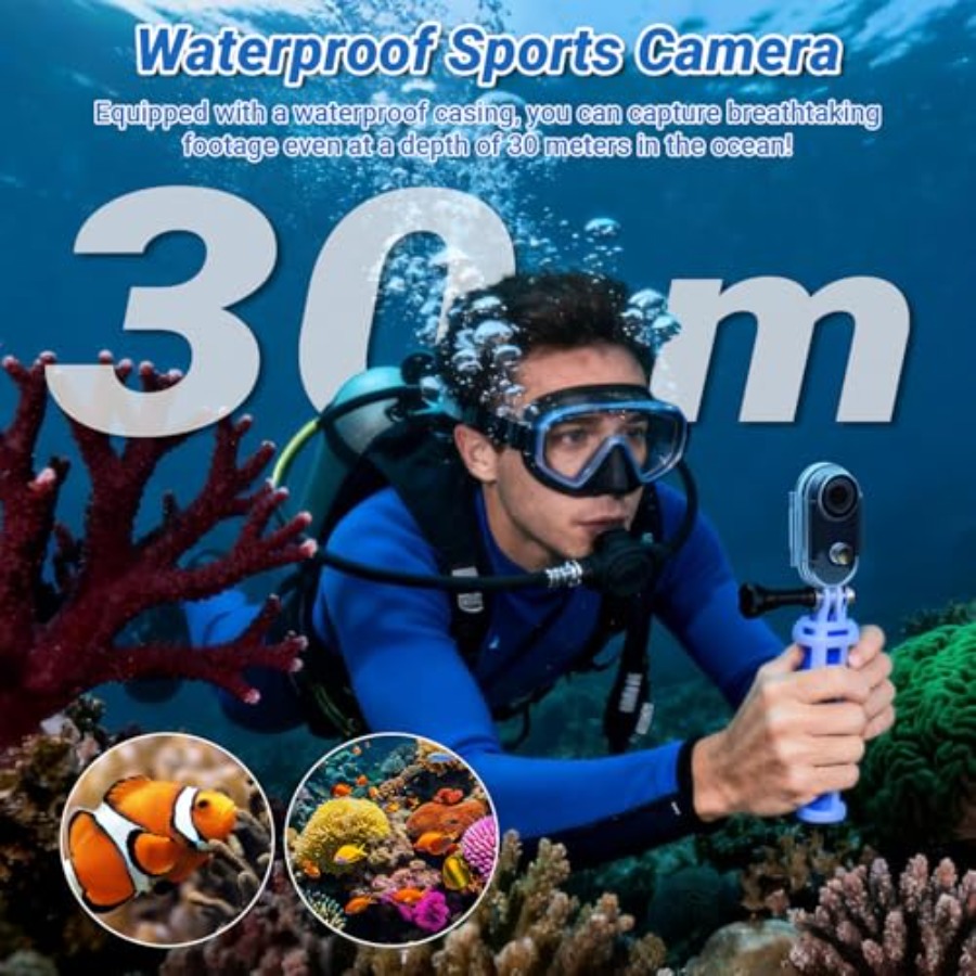 4K Action Camera for Cycling H - Fishing Camera recension och pris