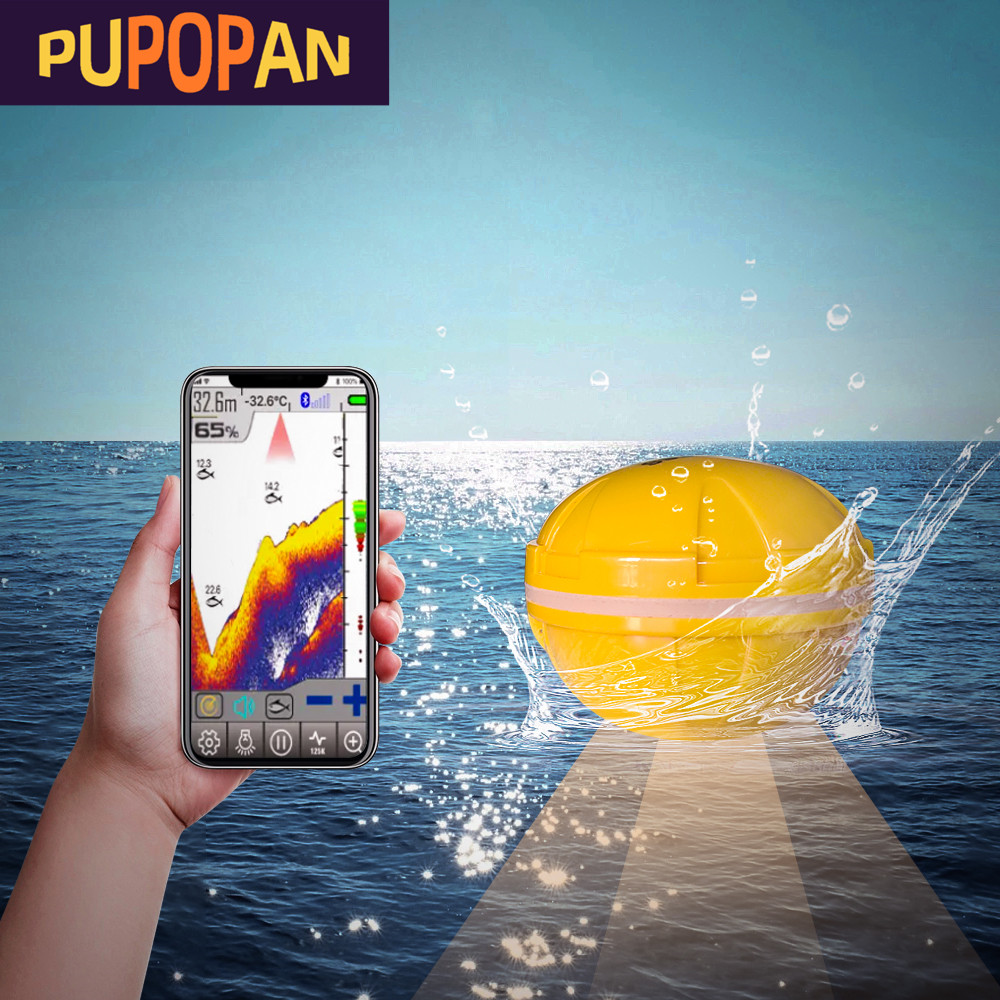 PUPOPAN 100M Brand New Smart P - Fish Finder Portable recension och pris