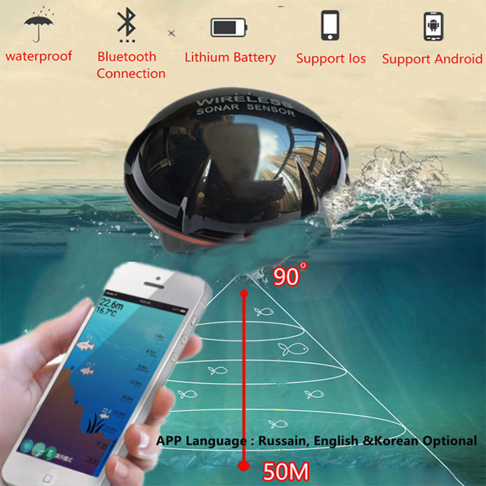 PUPOPAN 100M Brand New Smart P - Fish Finder Portable recension och pris