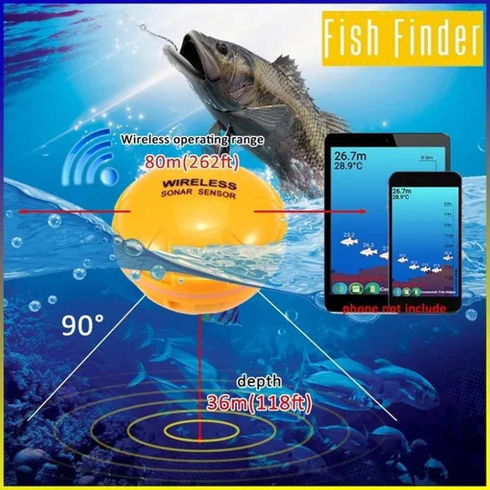 PUPOPAN 100M Brand New Smart P - Fish Finder Portable recension och pris