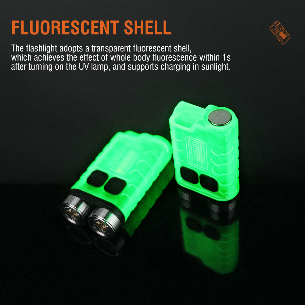 V3 EDC Flashlight Mini Keychai - Fishing Light recension och pris