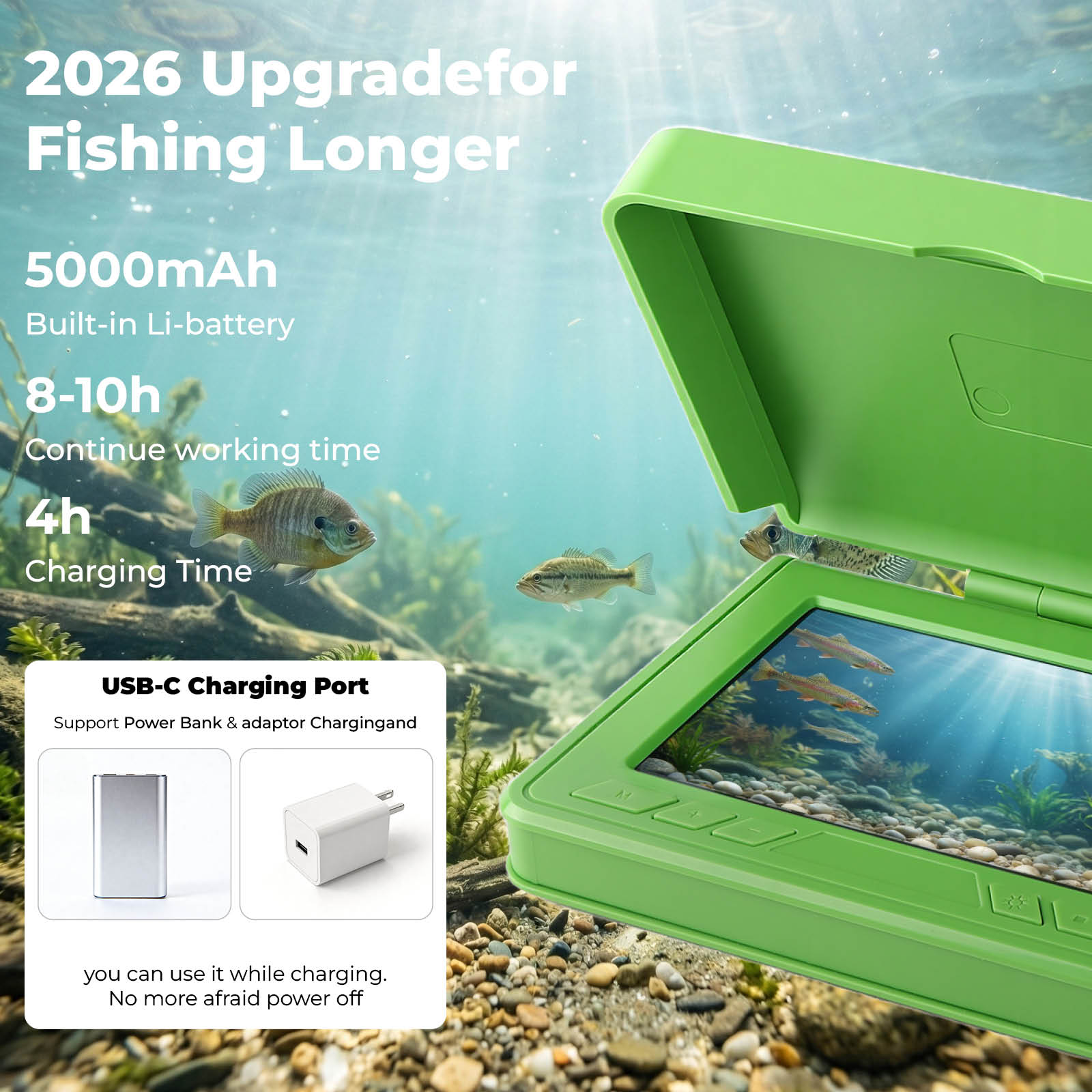 Portable Underwater Visual Fis - Fish Finder Portable recension och pris