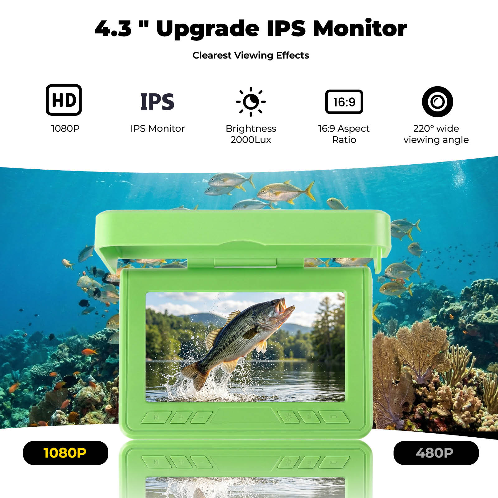 Portable Underwater Visual Fis - Fish Finder Portable recension och pris