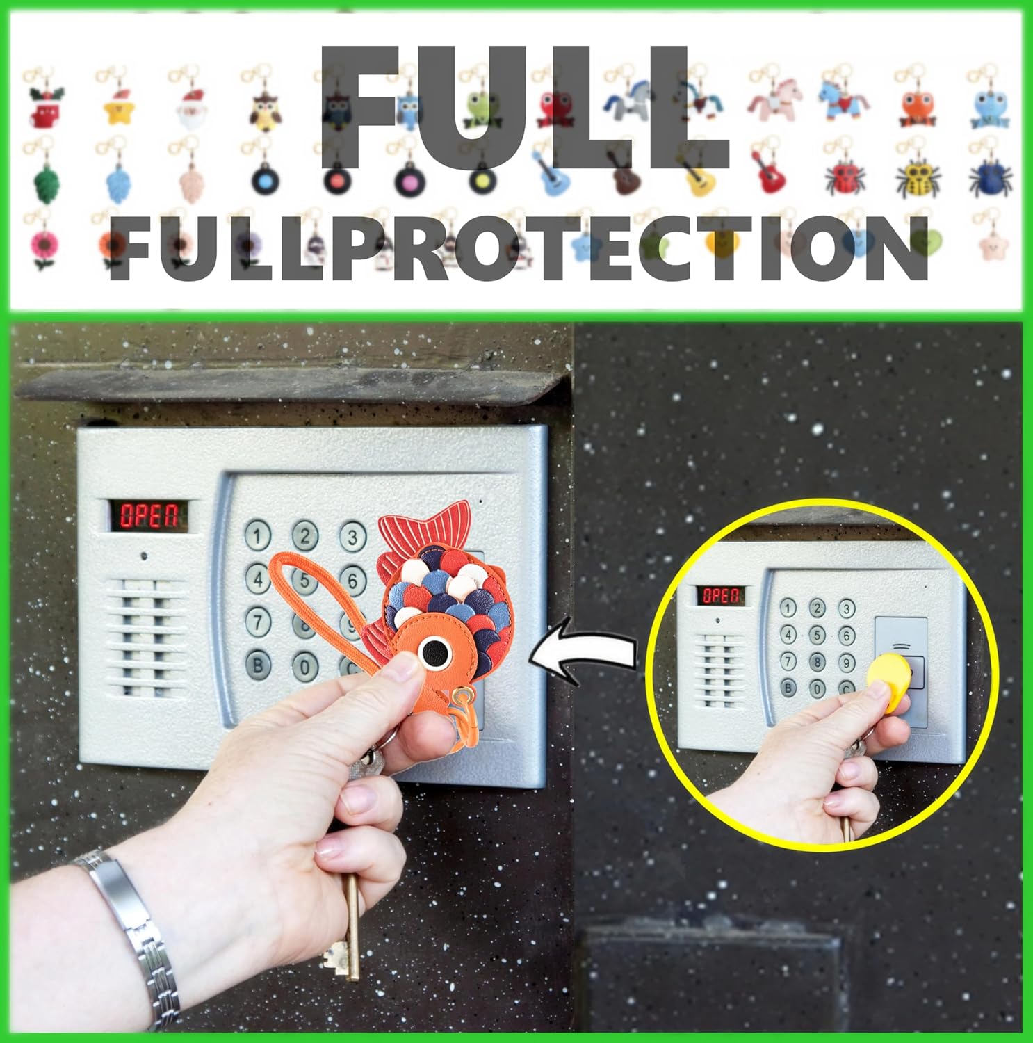 1pc Cute Protective Cover with - Fish Finder Case recension och pris