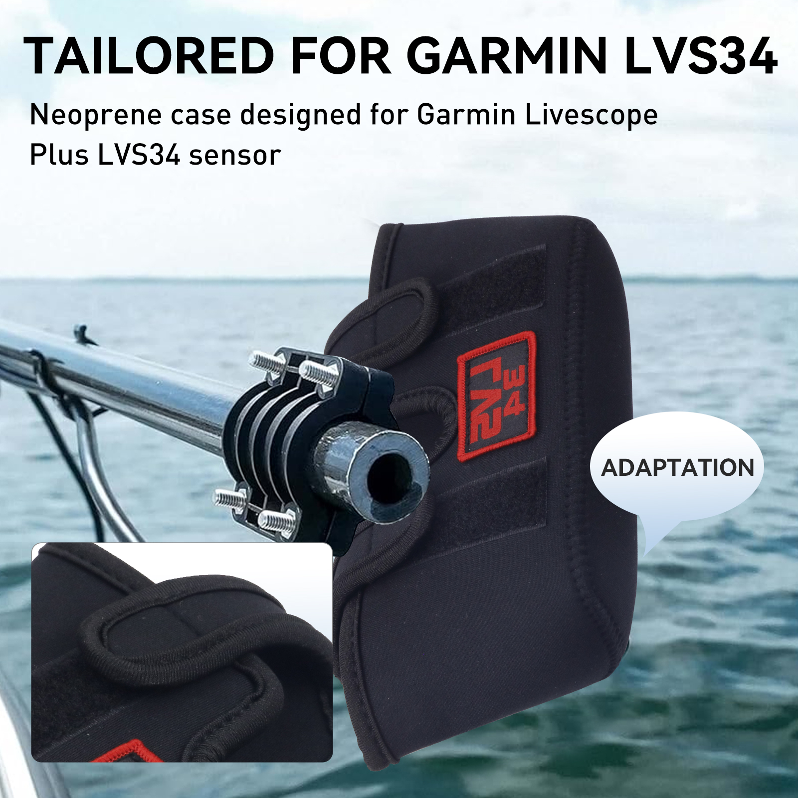 LVS34 Marine Garmin Transducer - Fish Finder Case recension och pris