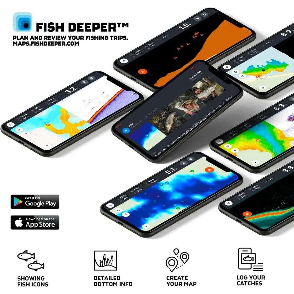 A  Chirp 2 Sonar Fish Finder - - Fish Finder Portable recension och pris