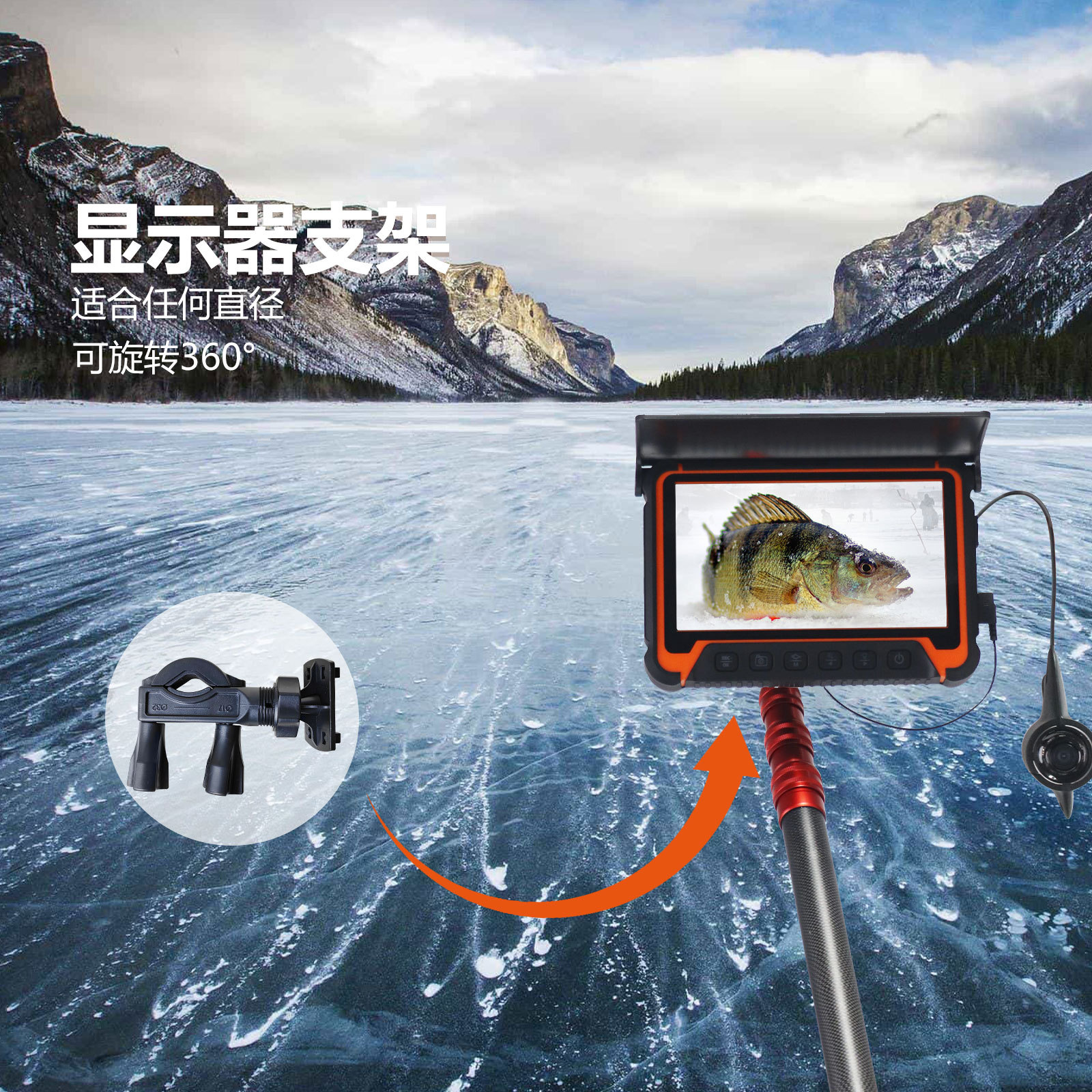 5Inch IPS Screen Underwater 15 - Fishing Camera recension och pris