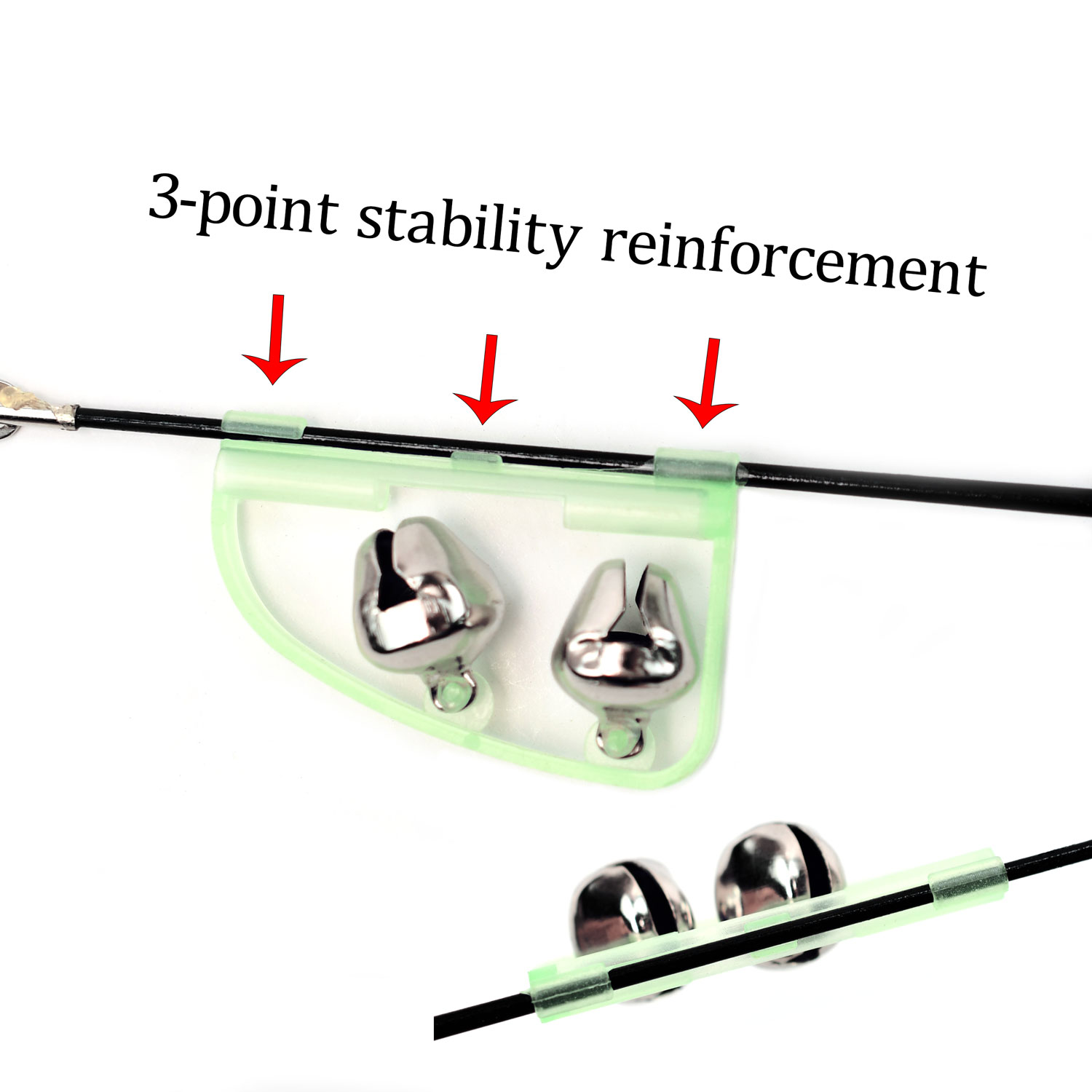 Topranc Double Bells Fishing B - Bite Indicator recension och pris