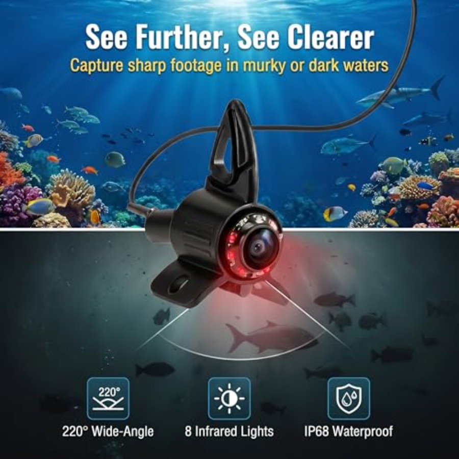 Underwater Fishing Finder Came - Fish Finder Portable recension och pris