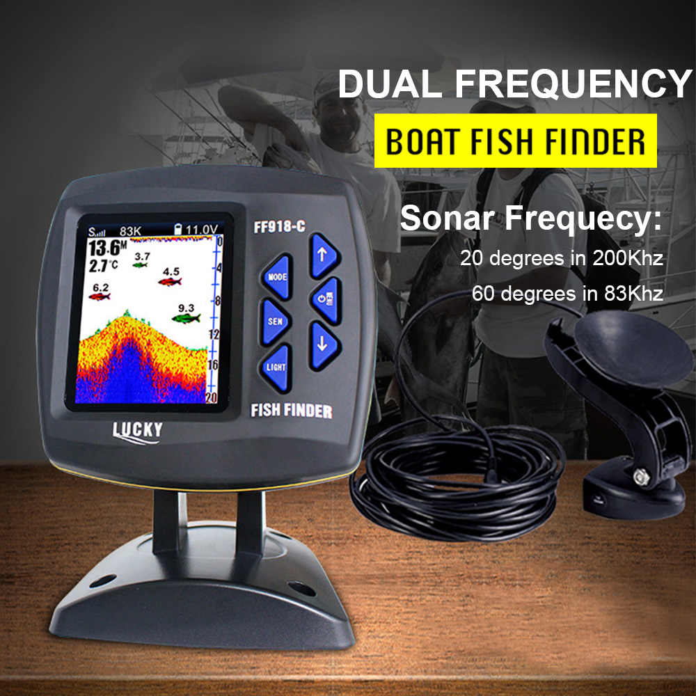 FF918-C100DS Color Screen Wire - Fish Finder Portable recension och pris