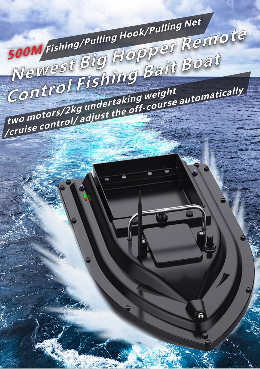 Bait Boat With GPS Positioning - Fishing Gps recension och pris