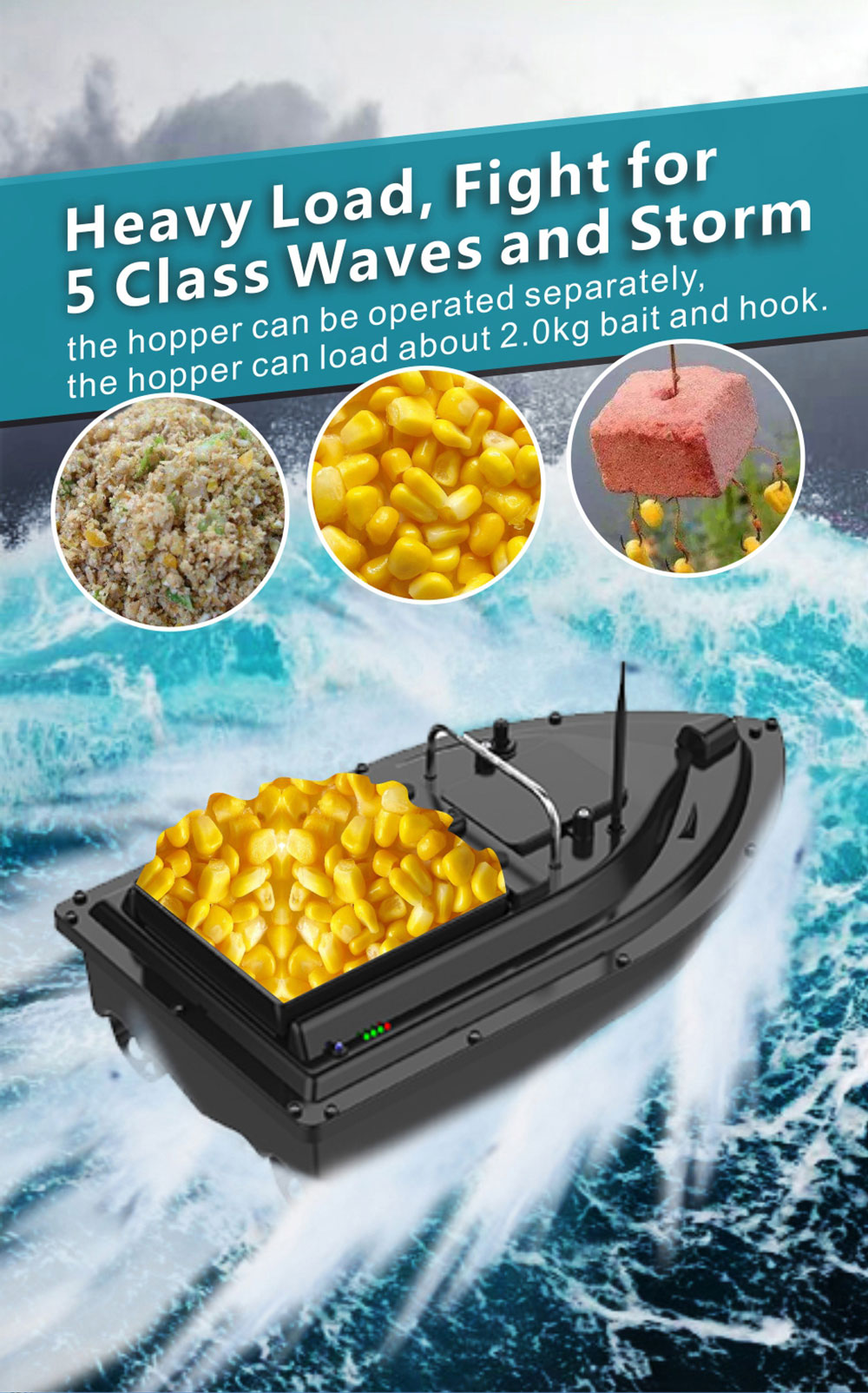 Bait Boat With GPS Positioning - Fishing Gps recension och pris