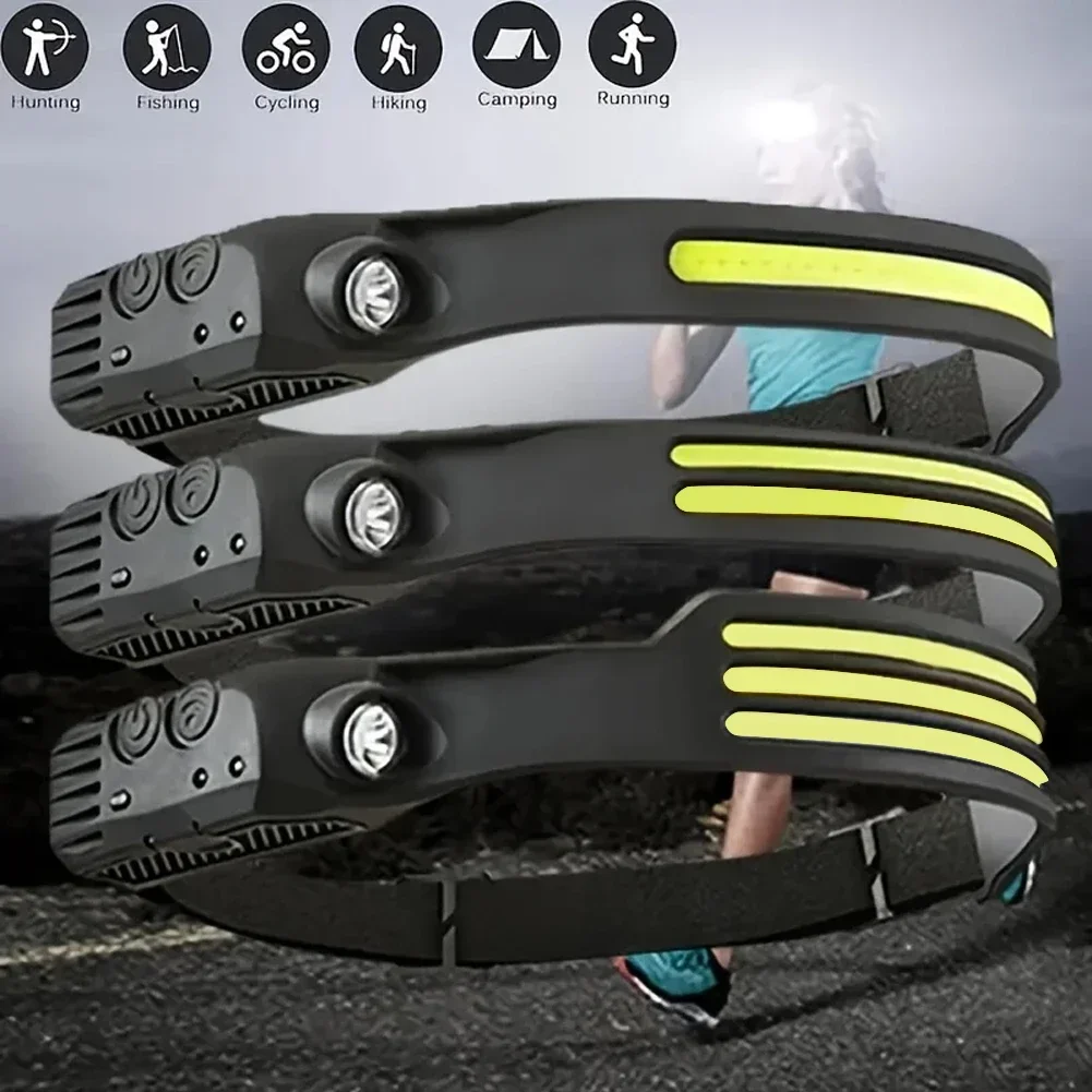 LED Sensor Headlamp USB Rechar - Fish Finder Battery recension och pris