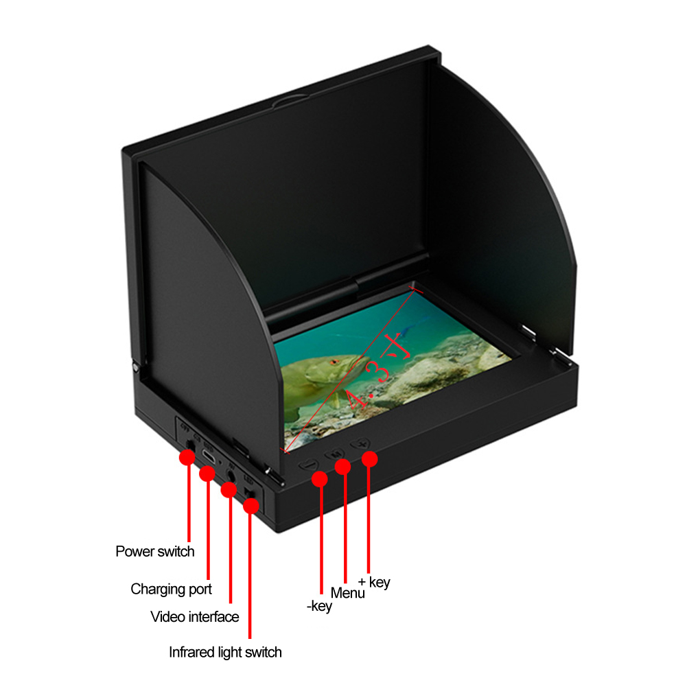4.3 Inch HD Screen Fish Finder - Fishing Depth Finder recension och pris