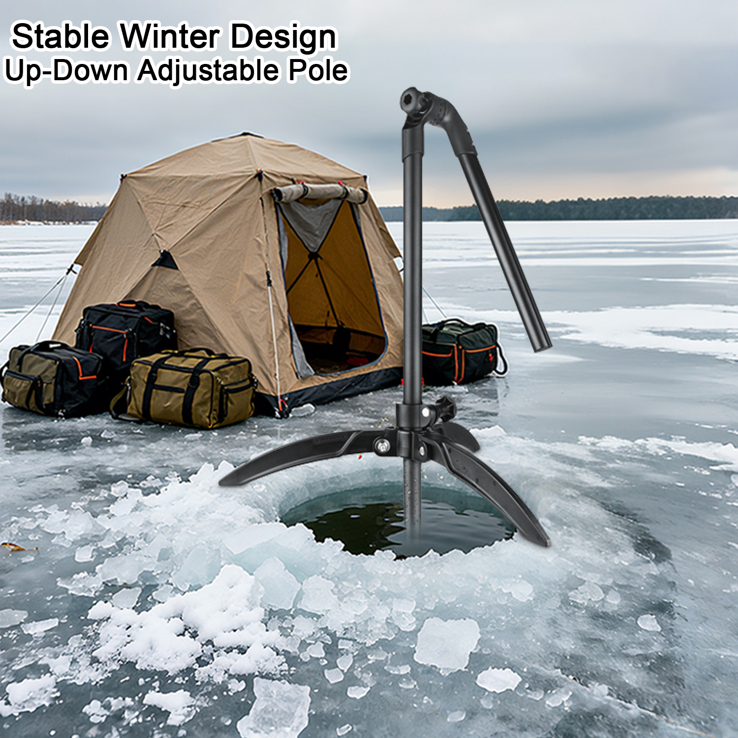 Ice Fishing Transducer Pole Mo - Fish Finder recension och pris