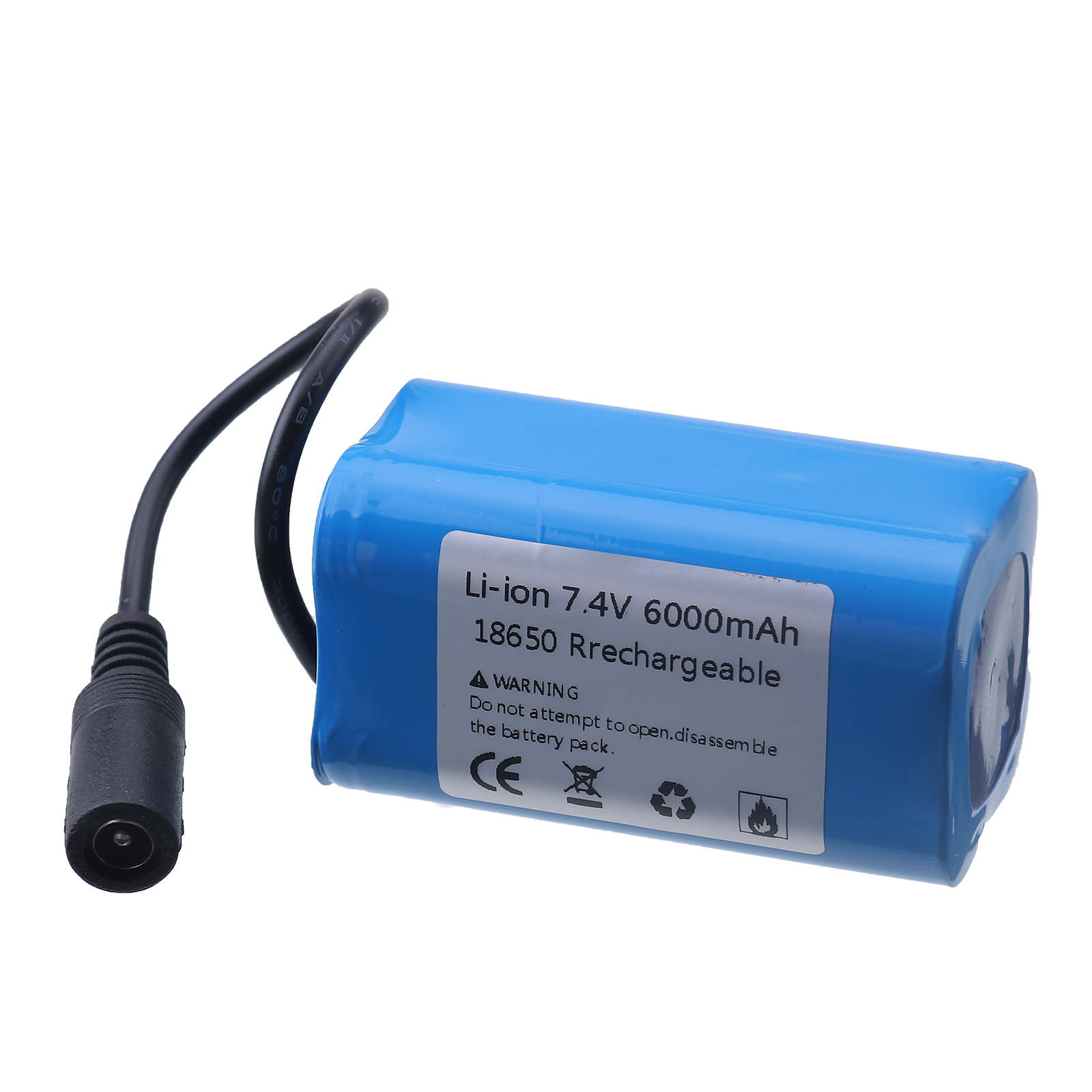 Li-ion 6000mAh 7.4V 2S1P Batte - Fish Finder Charger recension och pris
