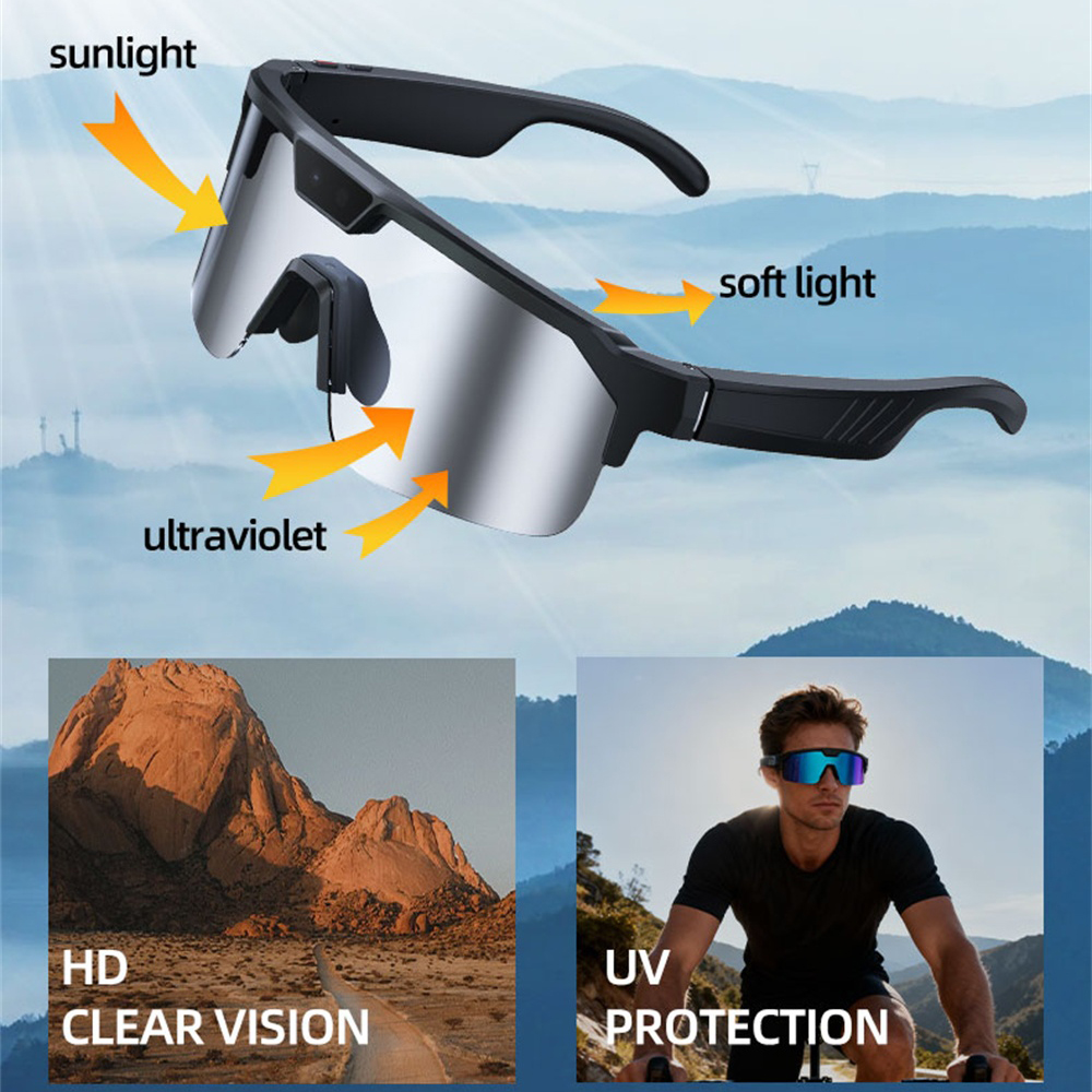 AI Smart Cycling Glasses Men W - Fishing Camera recension och pris