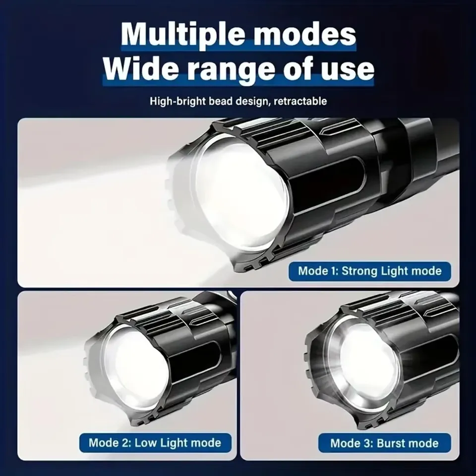 Super Bright LED Flashlight US - Fish Finder Battery recension och pris