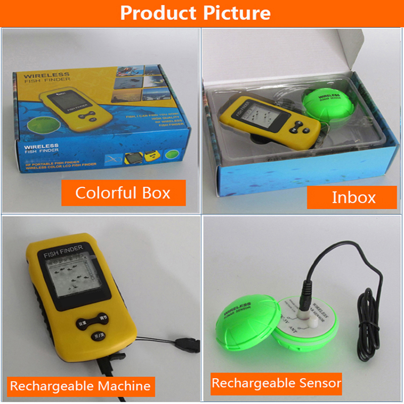 Brand New Colorful Wireless Fi - Fishing Depth Finder recension och pris